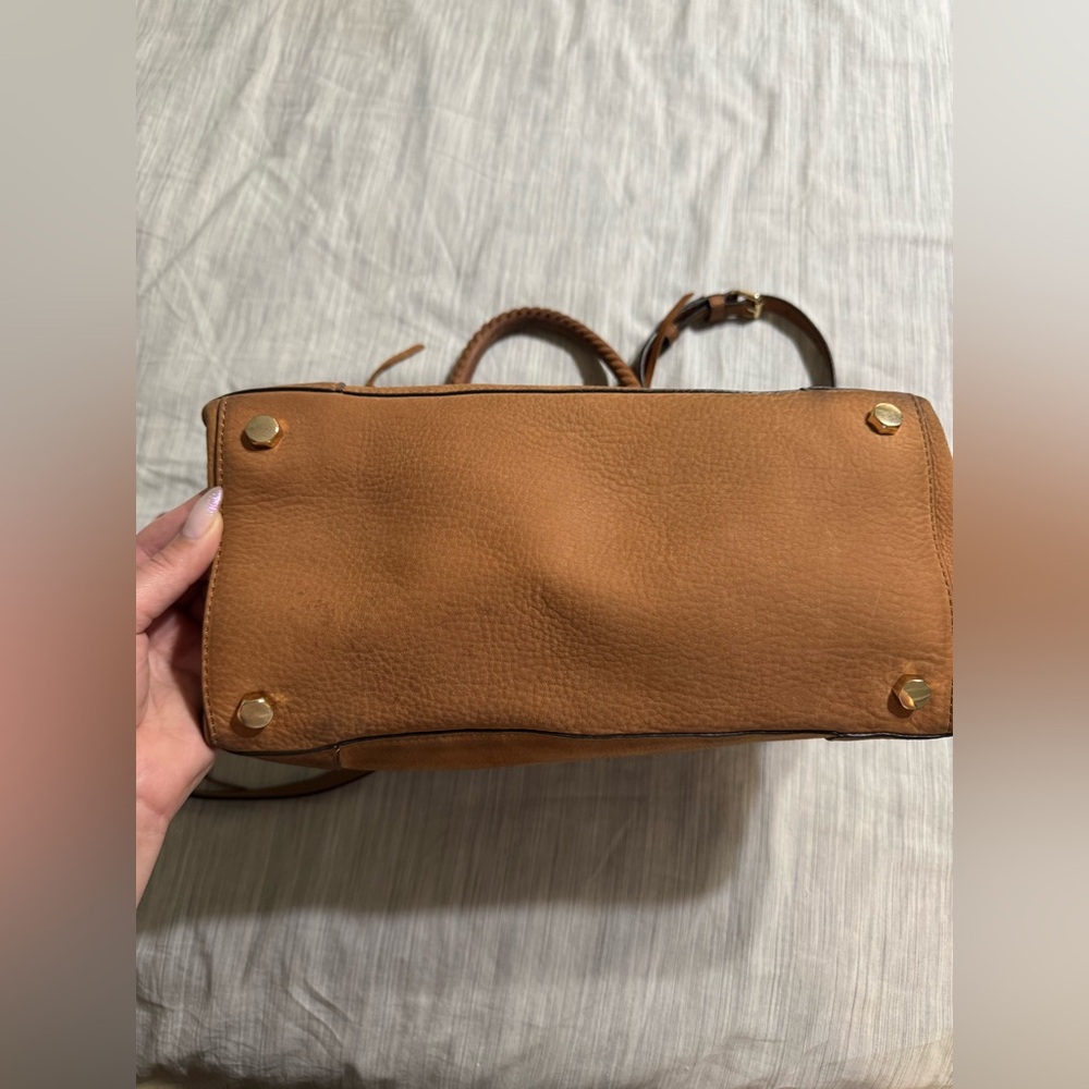 Rebecca Minkoff Brown Suede Leather Crossbody BoHo Bag - Picture 8 of 8